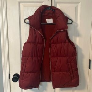 Wine colored vest